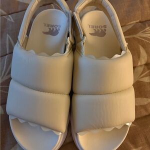 Sorel Kids White Sandals